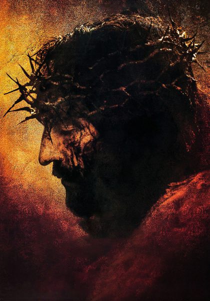 Poster of “The Passion of the Christ, ”Mel Gibson’s controversial film, which was called a religious classic by some, while others claimed it promoted antisemitism.