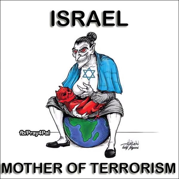 An anti-Israel meme circulated in 2017.